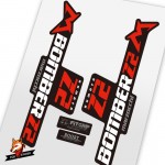 Mountain Bicycle Fork Decal Stickers for Marzocchi  bomber z2